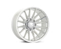 Vossen HFX-2 24x11 - 8x170 - ET0 - Deep Face - 125.1 - Silver Polished Wheel