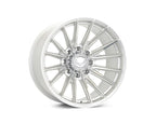 Vossen HFX-2 22x12 - 8x170 - ET44 - Ultra Deep Face - 125.1 - Silver Polished Wheel