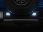 Raxiom 18-26 Jeep Wrangler JL Clear LED Rear Bumper Reflector Lights- White LED