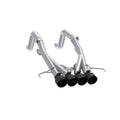 MBRP 14-19 Chevrolet Corvette 6.2L 3in Axle-Back Muffler Bypass Quad Exit Black Tips