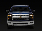 Raxiom 14-15 Chevrolet Silverado 1500 OE Style Headlights/ Black Trim- Black - Clear Lens
