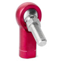 QA1 A Series Endura Rod End - Female/Left Hand - .3125in Bore x 5/16-24 w/Stud - Red Aluminum