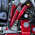 Wehrli 17-25 6.7L Power Stroke Upper Coolant Pipe Kit - WCFab Red