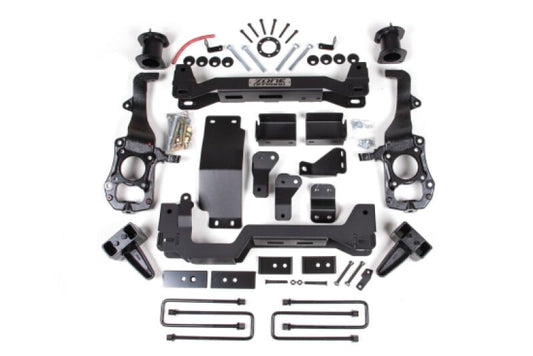 Zone Offroad 21-23 Ford F150 Tremor 4wd 5in. Suspension Lift Kit - 3in. Rear - Block - Spacer Front