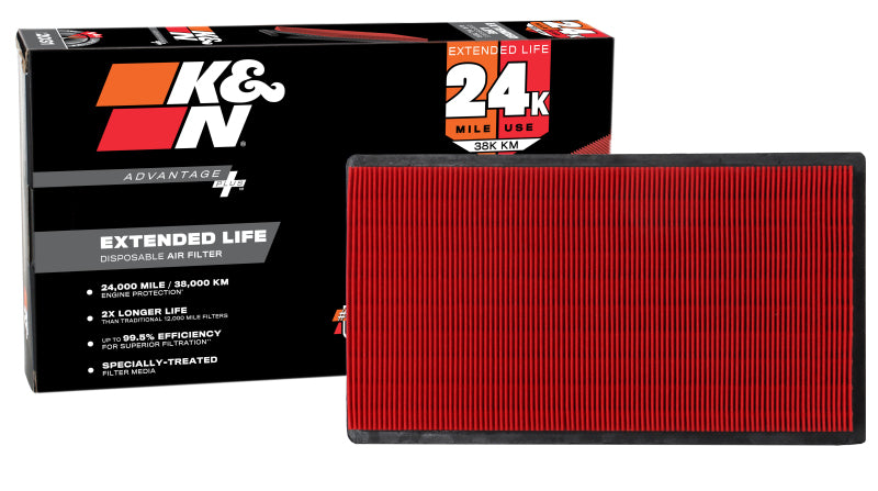 K&N 07-10 Ford Taurus / 07-09 Lincoln MKZ Advantage Air Filter