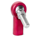 QA1 A Series Endura Rod End - Female/Right Hand - .25in Bore x 1/4-28 w/Stud - Red Aluminum