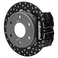 Wilwood 2024 Can Am Maverick Rear Brake Kit 11.60in Drilled - Black