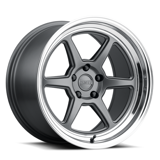 Kansei K14G Roku 18x9.5in / BLANK BP / 22mm Offset / 66.56mm Bore - Grey