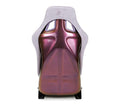NRG FRP Bucket Seat (Large) Prisma-Chromatic Lilac Vegan Suede w/ Chameleon back