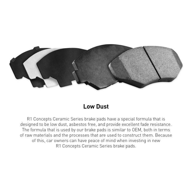R1 19-26 Mazda 3 Sport Rear Ceramic Brake Pads