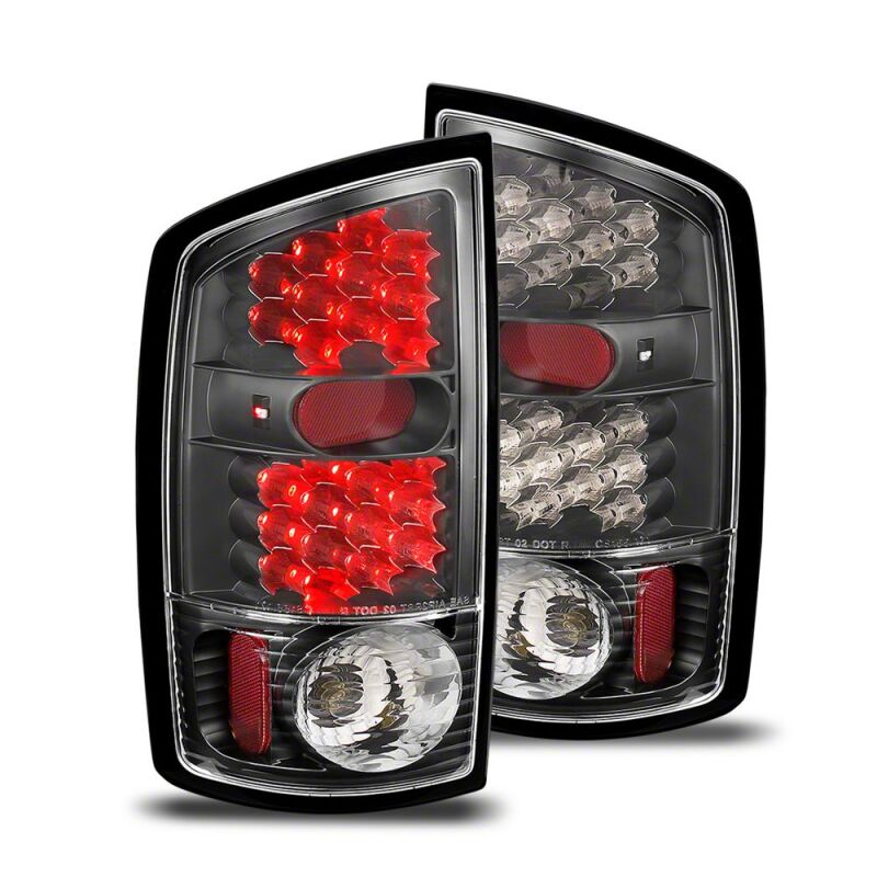 Raxiom 02-05 Dodge RAM 1500 LED Tail Lights- Black Housing- Clear Lens