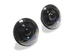 Raxiom 07-18 Jeep Wrangler JK Axial Series Quatro LED Headlights- Black Housing- Clear Lens
