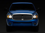 Raxiom 06-08 Dodge RAM 1500 Axial Series Euro Headlights- Black Housing- Clear Lens