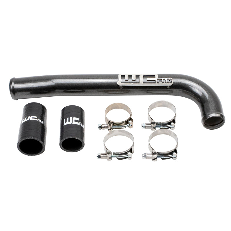 Wehrli 03-09 Cummins 5.9L/6.7L Upper Coolant Pipe - Cat Yellow