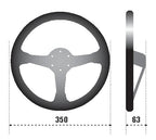 Sparco Steering Wheel 345 Leather Black
