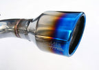 Invidia Subaru BRZ / Scion FRS Q300 w/ Rolled Titanium Tips Cat- Back Exhaust (Blue Edge)