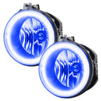 Oracle 06-10 Jeep Commander LED Fog Light Halo Kit - Blue