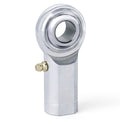 QA1 C Series 2-Pc Rod End - Female/Left Hand - .25in Bore x 1/4-28 w/Zerk - Carbon Steel