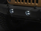 Raxiom 07-18 Jeep Wrangler JK Axial Series LED Angel Eye Fog Lights- Amber and White