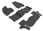 3D MAXpider 11-14 Ford Explorer w/ Bench 2nd Row Kagu Black Full Set