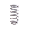 QA1 3-1/2in ID Tapered High Travel Pigtail Spring - 11in Length x 250lbs/in - Silver Powder Coated