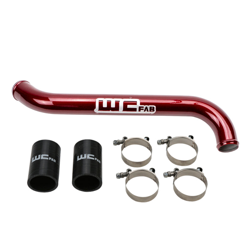 Wehrli 11-16 GM Duramax LML Upper Coolant Pipe - Cat Yellow