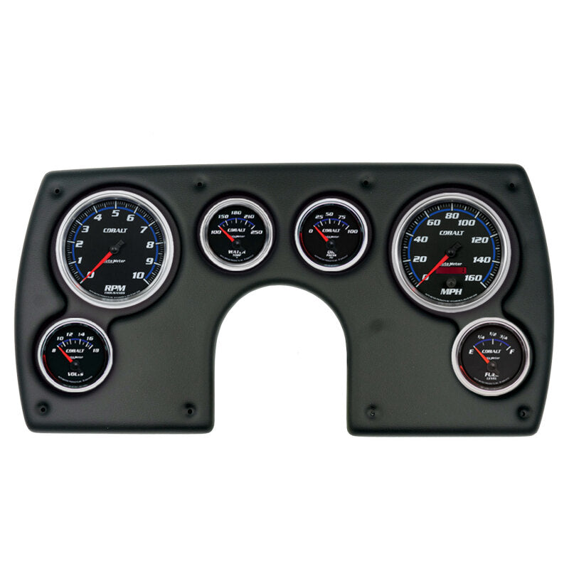 Autometer Cobalt 82-89 Chevy Camaro Dash Kit 6pc Tach / MPH / Fuel / Oil / WTMP / Volt