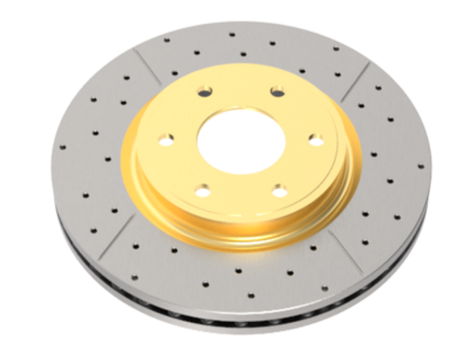 DBA 99+ Chevrolet Silverado Front Cross Drilled & Slotted Street Series Rotor