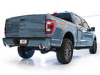 AWE Tuning 2021+ Ford F150 Tremor w/ Bumper Cutouts 0FG Non-Resonated Cat-Back w/ Chrome Silver Tips