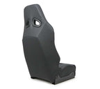 NRG Defender Water Resistant Steel Frame Suspension Seats Black w/ Blue Trim & Defender logo
