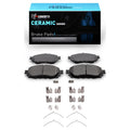R1 16-25 Toyota Hi-Lux (Mexico) Front Semi Met Brake Pads and Hardware Kit