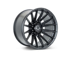 Vossen HFX-2 24x10 - 8x180 - ET15 - Deep Face - 124.3 - Satin Black Wheel