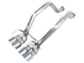 AWE Tuning C6 Chevrolet Corvette Z06/ZR1 Track Edition Axle-Back Exhaust w/ Chrome Silver Tips