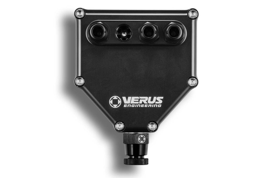 Verus Engineering Dual Air Oil Seperator, Anodized Black - FT86