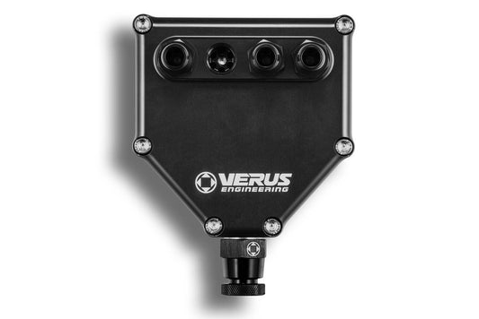 Verus Engineering Dual Air Oil Seperator, Anodized Black - FT86