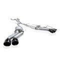 Stainless Works 22-25 Cadillac CT5-V Blackwing Catback Exhaust - Black Chrome Tips