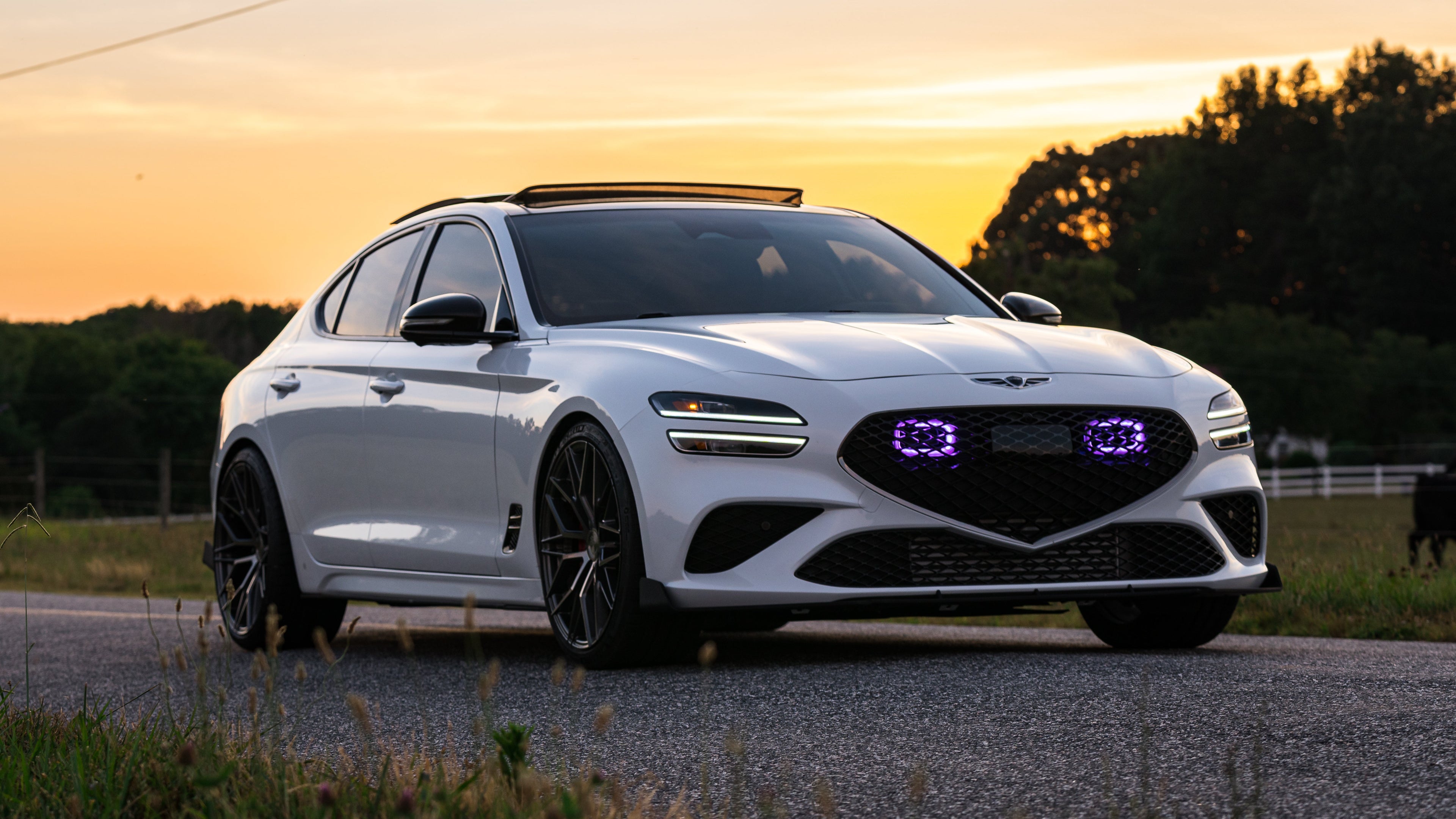 2022+ Genesis G70 3.3T Dual BIG MOUTH LIT KIT Ram Air Intake Snorkels
