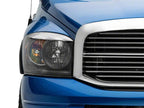 Raxiom 06-08 Dodge RAM 1500 Axial Series Euro Headlights- Black Housing- Clear Lens