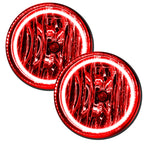 Oracle 08-13 GMC Sierra LED Fog Light Halo Kit - Red