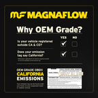 Magnaflow 21-23 Chevrolet Blazer L4 2.0L Direct Fit EPA Compliant Catalytic Converter