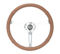 NRG Reinforced Steering Wheel (380mm/1in. Deep) Perforated Brown Leather