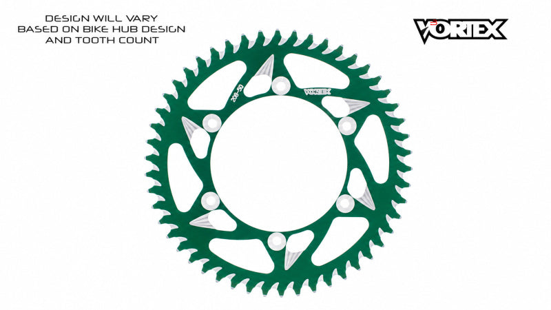 Vortex Racing 35 Tooth 520 Rear Sprocket - Green