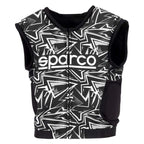 Sparco Vest SJ Pro K-3 LRG - BLK/WHT
