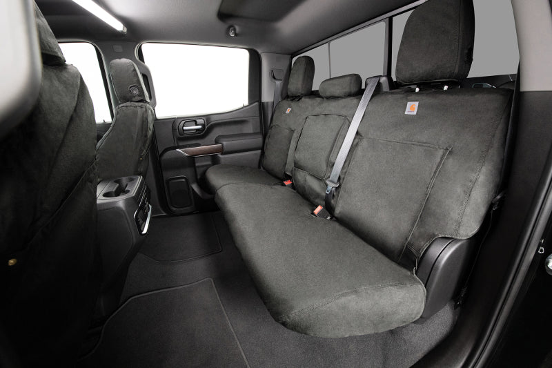 Covercraft 19-25 Chevrolet Silverado Carhartt Super Dux SeatSaver Sec Row Custom Seat Cover- Gravel