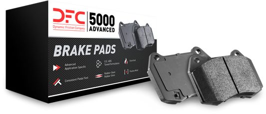 DFC 92-96 Dodge Colt Rear 5000 Advanced Ceramic Brake Pads and Hardware Kit