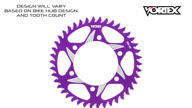 Vortex Racing 51 Tooth 520 Rear Sprocket - Purple