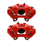 Power Stop 18-25 Jeep Wrangler Rear Red Caliper w/Bracket (Pair)