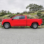 Westin 14-18 Chevy/GMC Silverado/Sierra 1500/2500/3500 Double Cab Outlaw Drop Nerf Bars Tex Black
