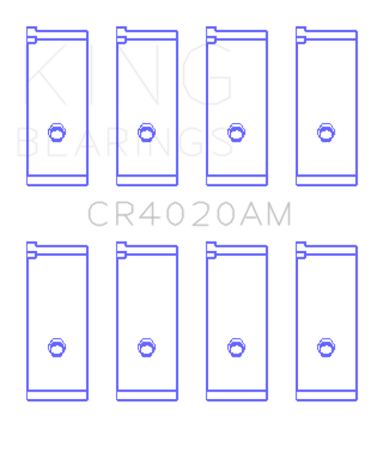 King Engine Bearings Suzuki G-13 (Size +0.75mm) Connecting Rod Bearing Set