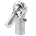 QA1 C Series 2-Pc Rod End - Female/Left Hand - .75in Bore x 3/4-16 w/Stud & Zerk - Carbon Steel